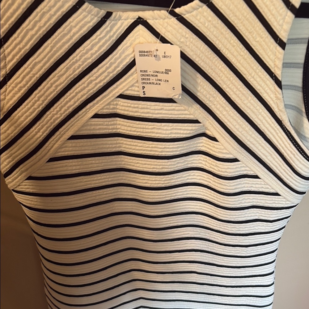 Forever 21 Black and White Striped Mini Dress - Picture 3 of 3